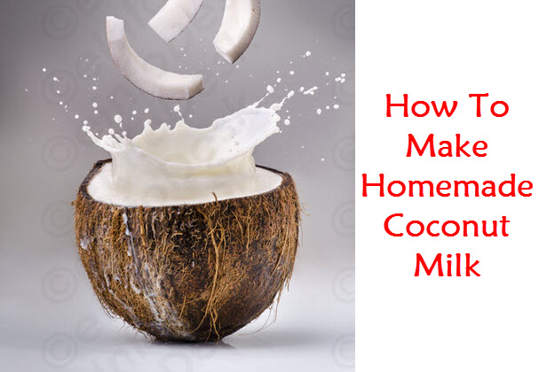 how to make homemade coconut milk